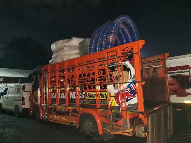 Carter Truk Fuso Untuk Muat Barang dari Tangerang – Menuju Kota Bontang
